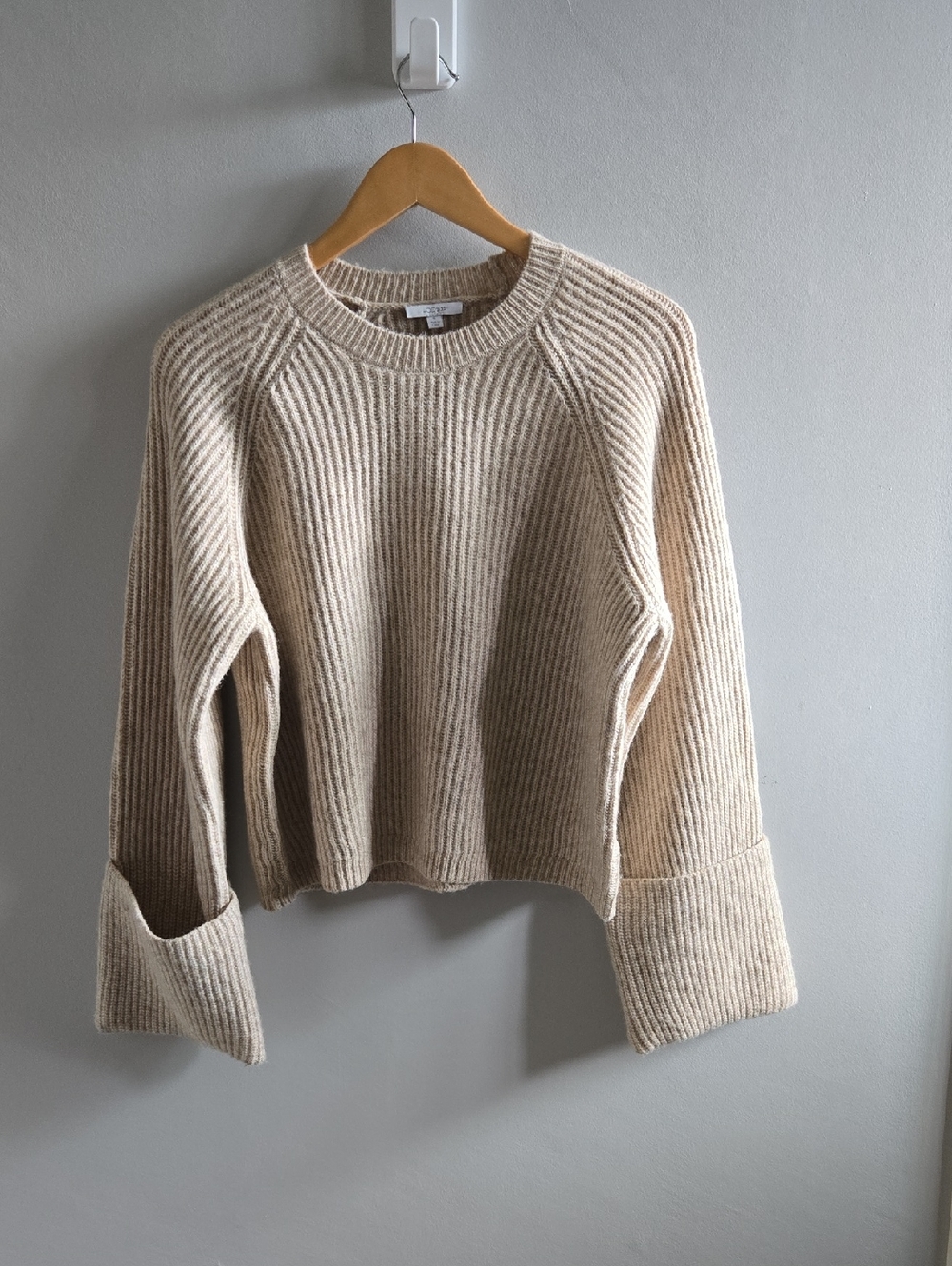 Joe's Jeans The Rey Sweater Double Cream Colour Size Small